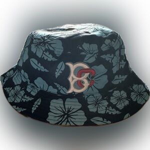 Margaritaville BC baseball Floral Bucket Hat Jimmy Buffet